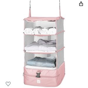 Portable Hanging Travel Shelves - Luggage Compartments